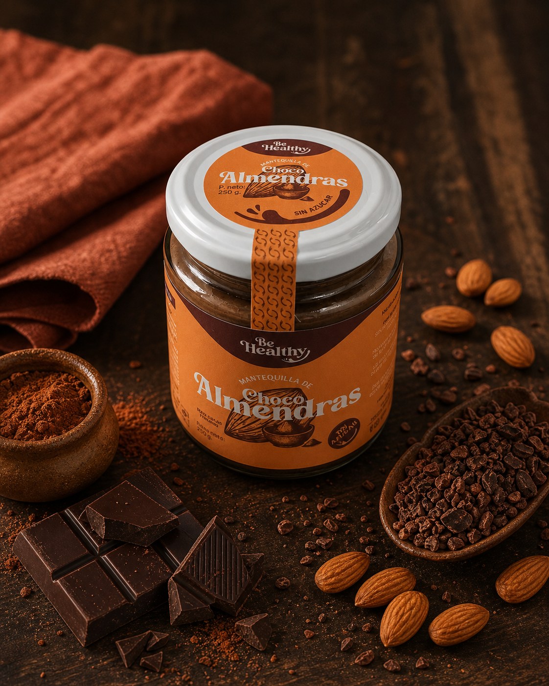 Mantequilla de Choco-Almendras Be Healthy