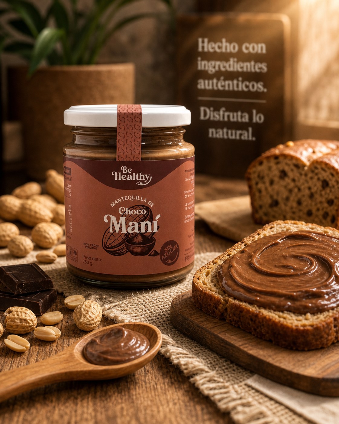Mantequilla de Choco-Maní Be Healthy