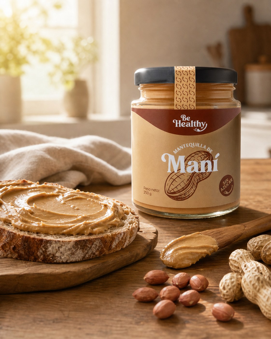 Mantequilla de Maní Be Healthy
